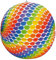 Everflag Ballonlaterne/Lampion: Bunte Punkte 24cm