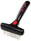 Ryan's Pet Supplies Paw Brothers Magic Spring Undercoat Rake for Dogs, Professional Grade, Spriing Loaded Pins, Comfort Grip, 6.8 in