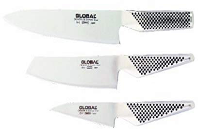 Global G de 257 Set de couteaux 3 pièces 2, certifié GS 3 G et GS-7