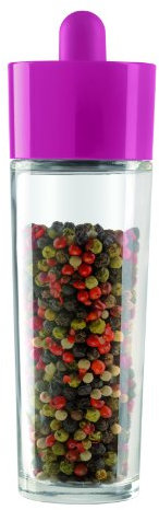 Kuhn Rikon Bistro Salt And Pepper Grinder Single, Fuchsia