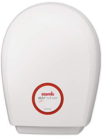 Starmix Comfort-Hand-Trockner TT 1800 E, komfortabler, langlebiger, moderner und leiser Händetrockner zur Wandmontage (1800 Watt)