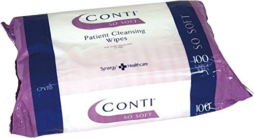 Conti SoSoft Large Dry Wipes - 32x28cm (1 Pack of 100)