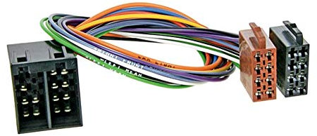 Maxxcount ISO (F) - ISO (M) Radio Verlängerungskabel 40cm, Universal Radioanschlusskabel ISO-Buchse > ISO-Stecker 0,40m