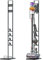 vhbw supporto verticale, stander compatibile con Dyson V15 Detect Absolute, V15 Detect Complete, V6 aspirapolvere senza fili - grigio scuro