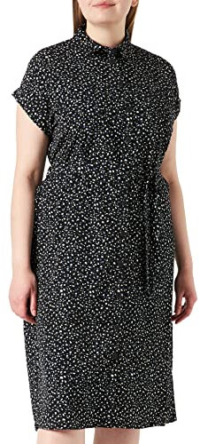 ONLY Damen Onlnola Life 3/4 Pullover KNT Noos, Black/AOP:Confetti,36