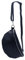 SH Leder ® echt Leder Hüfttasche Damen Herren Unisex Gürteltasche für Festival Reise Bauchtasche große Crossbody Bag Frauen Ledertasche 30x18cm Lala G399 (Dunkelblau)