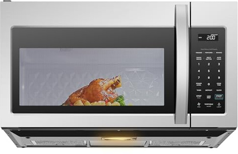 Midea Over the Range Microwave Oven, 1.7 Cu.Ft, 1000W, Stainless Steel