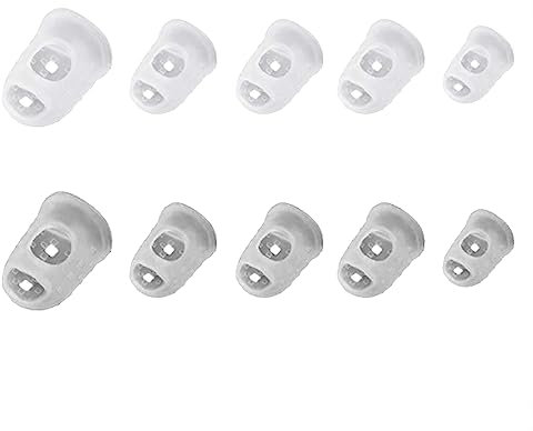 Premium-Silikon-Fingerschutz: rutschfest & atmungsaktiv für Gitarre & Ukulele, 10er Set in transparent, 5 Größen verfügbar