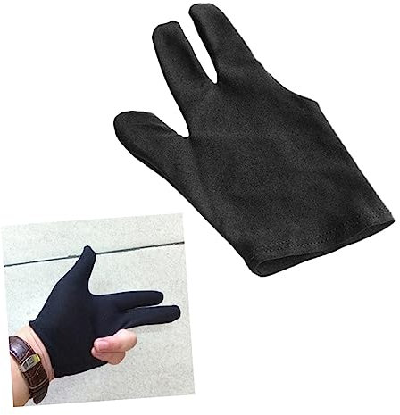 Kisangel 2st Snooker-Handschuhe Yoyo-zubehör Schwimmhandschuh Für Die Rechte Hand Pool-Stick-Handschuhe Pool-Hand Poolhandschuh Linke Hand DREI-Finger-Accessoire Billard Kind Tischtennis