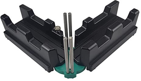 2-en-1 Mitre Medición Herramienta de corte, medición ángulo precisión Herramienta medición de inglete Sierra Transportador inglete Calibre Herramienta para trabajar madera Herramienta para mejoras