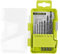 RYOBI 7-teiliges Bohrer-Set mit rundem Schaft, schwarzes Oxid