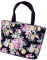 Generisch Schultertasche, Handtasche, bedruckt, Leinen, für Mädchen, Shopper für Damen, modische Tasche, Schultertasche für Herren, Schwarz , Einheitsgröße, fakVgkd93