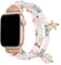 UCK-KIT Compatible pour for Apple Watch Bracelets 40mm/38mm/41mm iWatch Série 8/7/6/SE/5/4/3/2/1 Femmes Bracelet Perlé Élastique Extensible Remplacement Bracelet,Rose,38/40/41mm