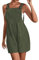 Robes Femme SoiréE Salopette d'été en Coton et Lin pour Femme Bodycon Dress (Green, XXXXXL)