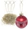 com-four® 150x Haken für Weihnachtsbaumschmuck - Aufhänger für Christbaumkugeln - Schnellaufhänger für Deko zu Weihnachten - wiederverwendbare Metallhaken - Baumkugel-Anhänger