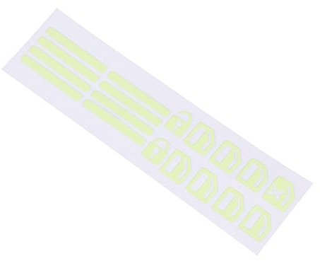 TINEASUR 1blatt Fluoreszierender Aufkleber Für Autotürgriff Wasserdichte Leuchtende Steuerungstaste Für Fahrzeugmodelle Einfache Anwendung Scratch Design