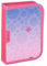 itenga Schüler-Etui 28 teilig gefüllt 1-Zipper Federmäppchen für Jungen und Mädchen (ABS Stars)