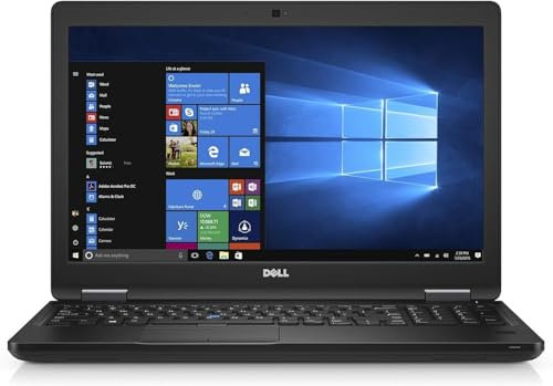 Dell Precision 3520 15,6 FHD Portátil Profesionales, NVIDIA Quadro M620, Intel Core i7-7820HQ, 16 GB de RAM, 512 GB SSD, Teclado Americano, Win 10 Pro (Reacondicionado)