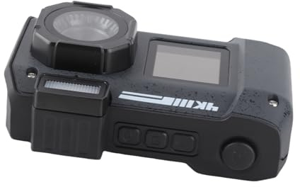TOPINCN 4K 65MP Autofokus-Unterwasserkamera, Dual-Screen, Langlebiger Akku Zum Tauchen, Schnorcheln (Black)