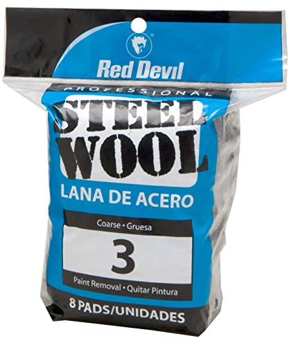 Red Devil Stahlwolle 3 grob 8 Pads