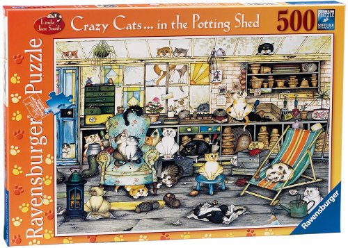 Ravensburger Verrückte Katzen, 500 Teile