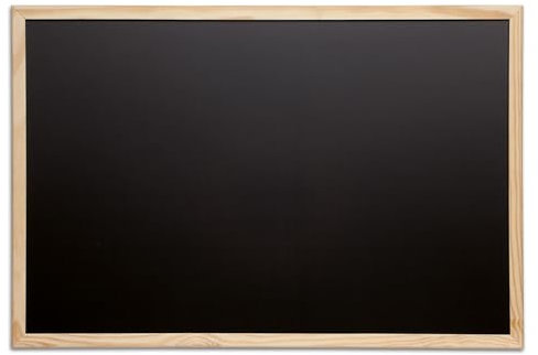 MAUL Kreidetafel 30x40 cm | Tafel mit Holzrahmen zum Beschriften mit Kreidestifte | Kreidetafel zum Aufhängen mit Rahmen | Einsetzbar als Planer, Dekoration für Büro und Gastronomie | Holz