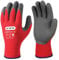 Skytec Ninja Flex Pack of 1 Safety Work Gloves – Lightweight Red Nylon Gloves with Secure Grip Ideal for Heavy-Duty Work (Large)