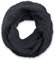 styleBREAKER Unisex Strick Loopschal mit Gitter- und Rippenmuster, Uni Feinstrick Schlauchschal, Winter Strickschal 01018155, Farbe:Dunkelgrau