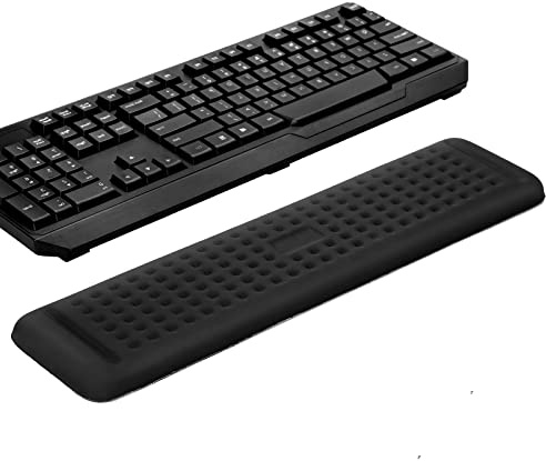 Aelfox Handgelenkauflage für Gaming-Tastatur, Memory-Schaum, Handgelenkstütze für Tastatur, Schmerzlinderung für Büro, Heimbüro, Computer, Laptop (44 x 10 x 2 cm)