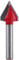 V-Nut-Frässtift, 16 mm x 60°, Hartmetallspitze, 2-Nut, V-Typ, Nutfräser, CNC-Gravur, 3D-Holzbearbeitung, mit 6-mm-Schaft, Holzbearbeitungswerkzeug