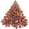 WedDecor Doppel Kappe Rotgold Tubular Nieten Nieten für Ersatz, Lederhandwerk, Beutel, Riemen, Hundehalsband, Reparatur, Hut, Schuhe Nähen Dekoration, 6mm, 100pcs - Roségold, 10mm