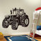 JXFM Bauernhof Fahren Traktor Wandaufkleber Kindergarten Kinderzimmer Cartoon Traktor LKW Auto Fahrzeug Wandtattoo Spielzimmer Vinyl Dekoration84x55cm