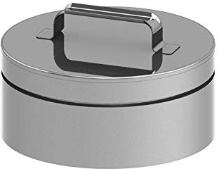 H&M New Line Edelstahlschornstein Schornstein Einzelteil doppelwandig Verschlussdeckel Ø180mm Innendurchmesser 25mm Isolierung zum Verschließen vorhandener Zugänge mit Klemmband