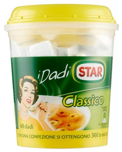 GR 600 (PZ 60 DADI) PREPARATO PER BRODO E CONDIMENTO A BASE DI GLUTAMMATO CON OLIO EXTRA VERGINE DI OLIVA, IDEALE PER INSAPORIRE I TUOI PIATTI