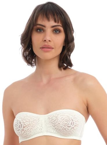 Wacoal Halo Lace Strapless Bra Ivory 36D