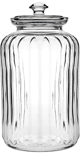 Topkapi Küche & Gastro 250.938: Vorratsbehälter Viva XL 1,5 Liter, luftdicht für Gewürze, Mehl, Getreide, Zucker, Müsli, Nudeln, Reis, H ~22cm aus Glas