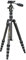 Vanguard VEO3T235CBP Carbon Fiber Travel Tripod with Ball Head, Removeable Pan Handle, and Quick Shoe with Built-in Smartphone Holder,Black