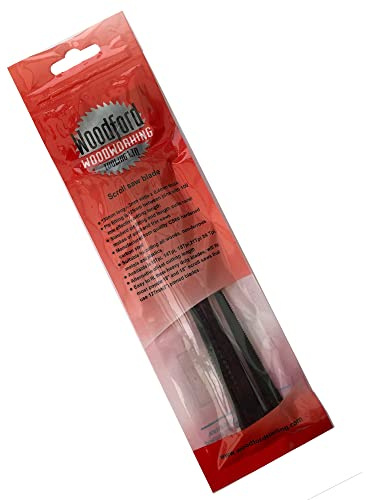 Xcalibur Tooling Scroll Saw Blades 130mm 10pk 21tpi Hardened Carbon Steel for Cutting Wood, Plastic
