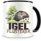 Samunshi® Igel Tasse mit Spruch Igel Flüsterer Geschenk für Igel Fans Kaffeetasse Lustige Tassen zum Geburtstag 300ml