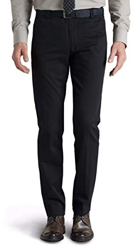 MEYER Men Pants Roma Cotton - 9-316 Black - Soft Cotton Chinos