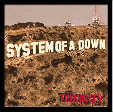 Pyramid International System of a Down Toxicity Albumcover Soad gerahmtes Album
