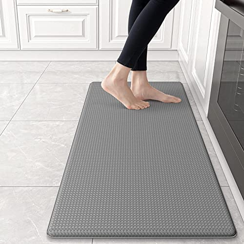 Gutsbox Küchenläufer Waschbar rutschfest PVC Küchenteppich 45x150CM, Dick: 8mm, Küchenmatte Boden für Küche, Esszimmer, Badezimmer, Wohnzimmer, Schlafzimmer, Flur