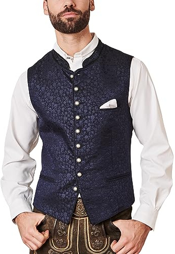 Krüger Herren Trachtenweste kurz, Modell: Juanito, kurzarm, Tracht, Volksfest