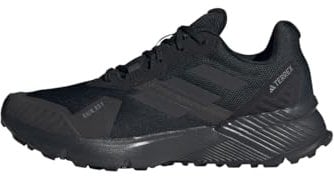 adidas Men's Terrex Soulstride RAIN.RDY Trail Running Shoes, Carbon Black/Carbon/Grey SIX, 11 UK