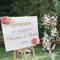 Panneau De Bienvenue Mariage Personnalisé - Autocollant pour Nom et Date en Français - Conseil De Réception pour Un Mariage Moderne (Colo