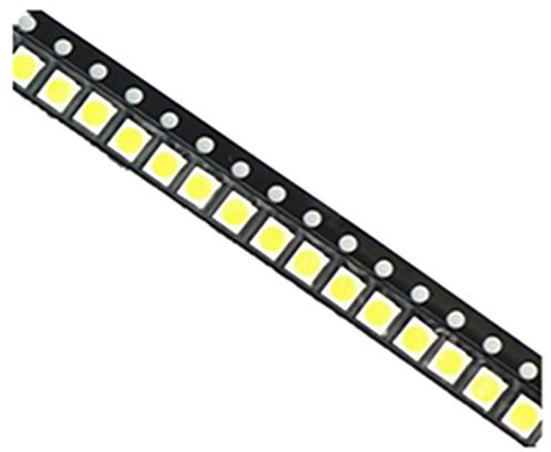 50pcs Weiß Ultra helle SMD -LEDs Oberflächenmontage -LEDs Dioden -Chip für Fahrzeuganzeige (Armaturenbrett) Beleuchtung, DJ -Geräte
