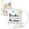 Erzieherin Dankeschön Tasse (300ml) Personalisiert mit Spruch & Foto - Abschiedsgeschenk für Kita oder Schul Pädagogen - Keramik Fototasse - Danke, dass Du mir beim Wachsen geholfen hast - Geschenke