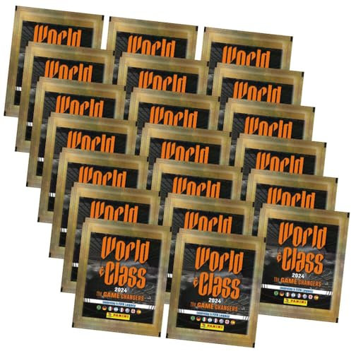 Panini World Class 2024 Fussball Sticker - 20 Tüten Sammelsticker