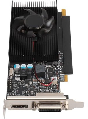 Zunate GT730 4GD3 Grafikkarte, 4 GB DDR3 Speicher Gaming Grafikkarte mit Unabhängigen Lüftern, GT730 4GD3 Grafikkarte mit PCI Express 2.0 16X Steckplatz für Desktop Computer