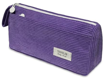 TAIHOBO Astuccio Scuola Media Elementare Università Tinta Unita Astuccio Bambina Bambino con Cerniera, Penne Pastelli Pennarelli con 2 Compartimenti, Regalo per Back To School, per Scuola e Ufficio